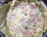 Foto del paso 3 de la receta: Tarta de jamón, queso y verdeo