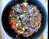 Une image de l'étape 2 de Salade de quinoa et maïs aux légumes grillés.