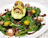 Foto del paso 12 de la receta: Aguacate con queso viejo tostado y espinacas