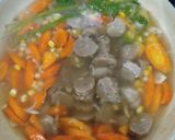 Foto langkah ke 2 dari resep Sop Bakso Sayur.