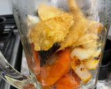 A picture of step 3 of Tortilla Soup.