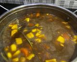 Foto langkah ke 5 dari resep Kolak pisang raja mix jagung ketela.