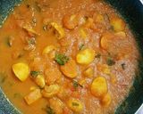 A picture of step 6 of Railway Mushroom Curry.