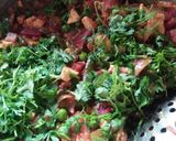 A picture of step 7 of Beetroot kathi roll.