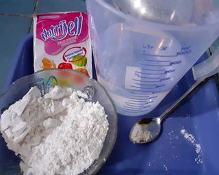 #29 Cendol Nutrijell pakai cetakan plastik - Step 1