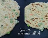 A picture of step 7 of Tawa Mixed Veggie Naan.