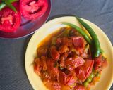 A picture of step 4 of Tamatar Ki Sabji.