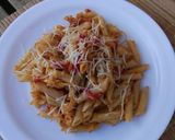 Foto del paso 6 de la receta: Macarrones con tomate, pimiento y huevo