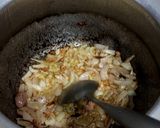 A picture of step 5 of Karalay with dal mong.