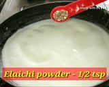 A picture of step 2 of Matka malai kulfi.