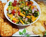 A picture of step 6 of Mango salsa.