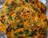 बेसन पालक का चीला (Besan palak ka cheela recipe in hindi) रेसिपी चरण 5 फोटो