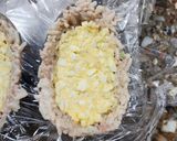 Foto del paso 6 de la receta: 🐰Huevo de Pascua salado 🐰Receta viral #3 🐰Ensalada de atún, verdeo y arroz parboil🐰