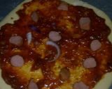 A picture of step 5 of Sausage Pepperoni Pizza#4weekschallenge#Snacksrecipe#.