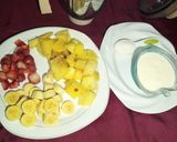 A picture of step 1 of Pineapple Smoothie.