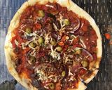 A picture of step 21 of Homemade Braai (BBQ) Pizza.