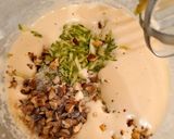عکس مرحله 3 از دستور کیک کدو سبز با گردو🥮