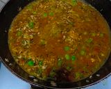 A picture of step 6 of Vegetable fried rice winter special.