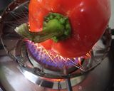 A picture of step 1 of Bell Pepper Chutney.