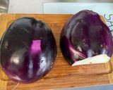 Une image de l'étape 7 de Éventails d'aubergine italienne aux deux jambons, tomates et girolles.