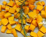 A picture of step 3 of Pumpkin Risotto.