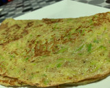 Foto del paso 3 de la receta: “Torticrepe” de calabacín relleno de jamón serrano y queso de cabra