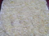 Arroz con elote y queso horneado