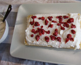 Foto del paso 4 de la receta: Bizcocho relleno de fresitas silvestres y arándanos frescos