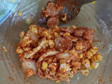Lumpia jagung enak pedas