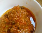 A picture of step 8 of Seekh kabab karhai.