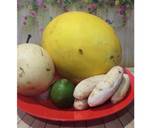 Diet Juice Golden Melon Banana Pear Lime langkah memasak 1 foto