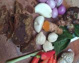 Foto langkah ke 1 dari resep Sayur Tahu Tempe Kuning [tanpa santan].