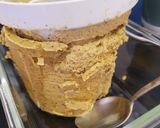A picture of step 4 of Vegan ice cream pistacho flavour.