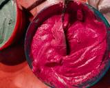 Kek Marble Kukus dengan Pewarna Semulajadi