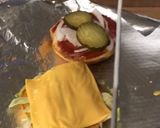 A picture of step 4 of A gooey, naughty, cheeseburger.