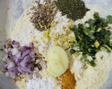 A picture of step 1 of Missi roti.