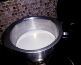 A picture of step 1 of Egg Milk natural remedy for cough and cold.