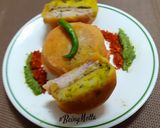 A picture of step 7 of Ulta Kand Batata Wada.