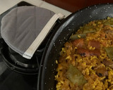 Foto del paso 23 de la receta: Arroz en paella 🥘 o sartén, con paletilla de cordero