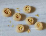 A picture of step 5 of Instant Thandai Peda.