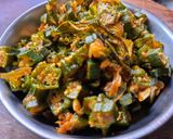 भेंडीची भाजी (bhendi chi bhaji recipe in marathi) रेसिपी स्टेप 11 फोटो 