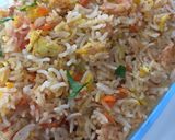A picture of step 5 of Vegetables rice.
