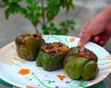 स्टफ्ड शिमला मिर्च (stuffed shimla mirch recipe in Hindi) रेसिपी चरण 3 फोटो