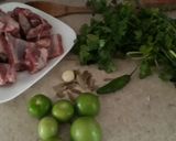 Foto del paso 1 de la receta: Costillita de Res en salsa verde fácil