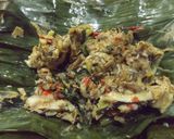 รูปขั้นตอนการทำที่ 9 ของ หมกหัวปลีไก่ใส่ไข่