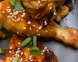A picture of step 6 of Honey garlic siracha chicken.