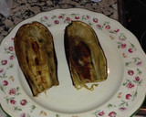 Foto del paso 1 de la receta: Berenjenas rellenas con brócoli al vapor. Receta vegetariana