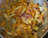 A picture of step 3 of Homemade coleslaw.