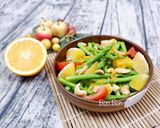 Hình bước làm 3 của món Salad Măng tây Cam vàng