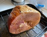 A picture of step 3 of Honey brown sugar glazed ham.